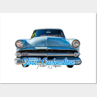 1954 Ford Customline Tudor Sedan Posters and Art